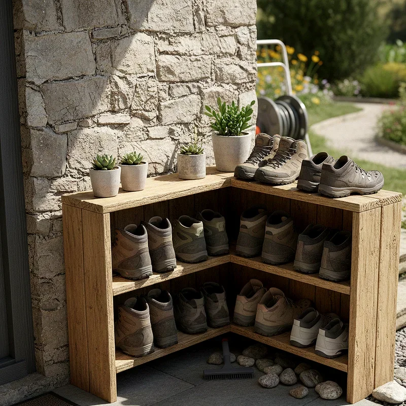 Outdoor Shoe Storage Ideas