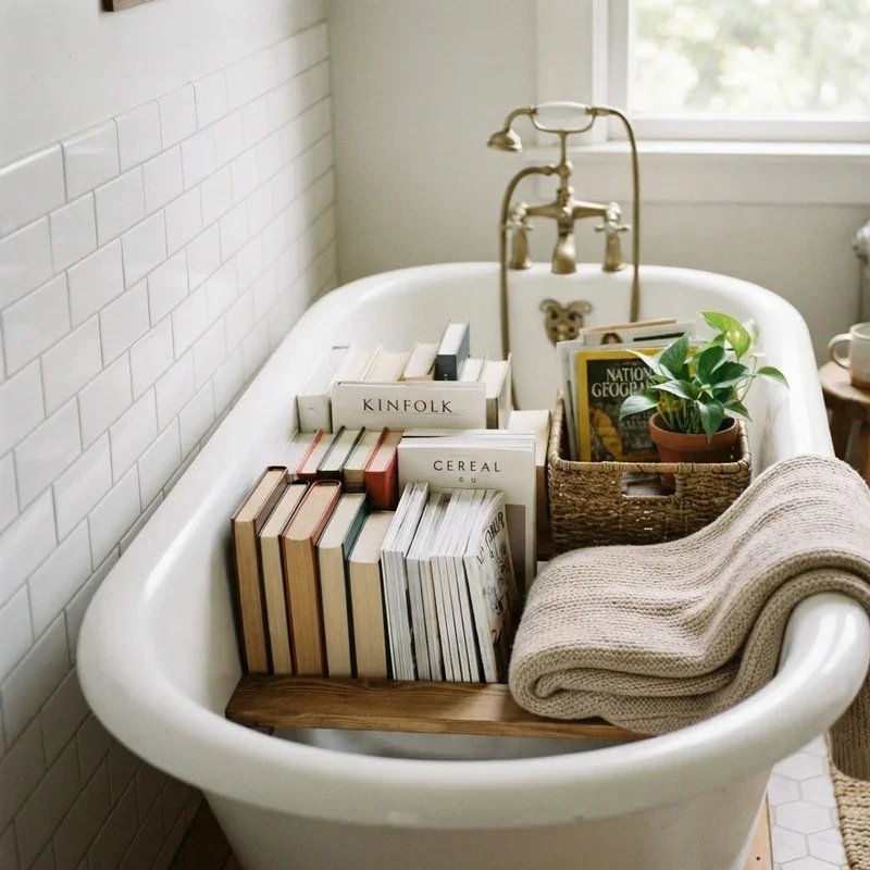 Unused Bathtub Storage Ideas