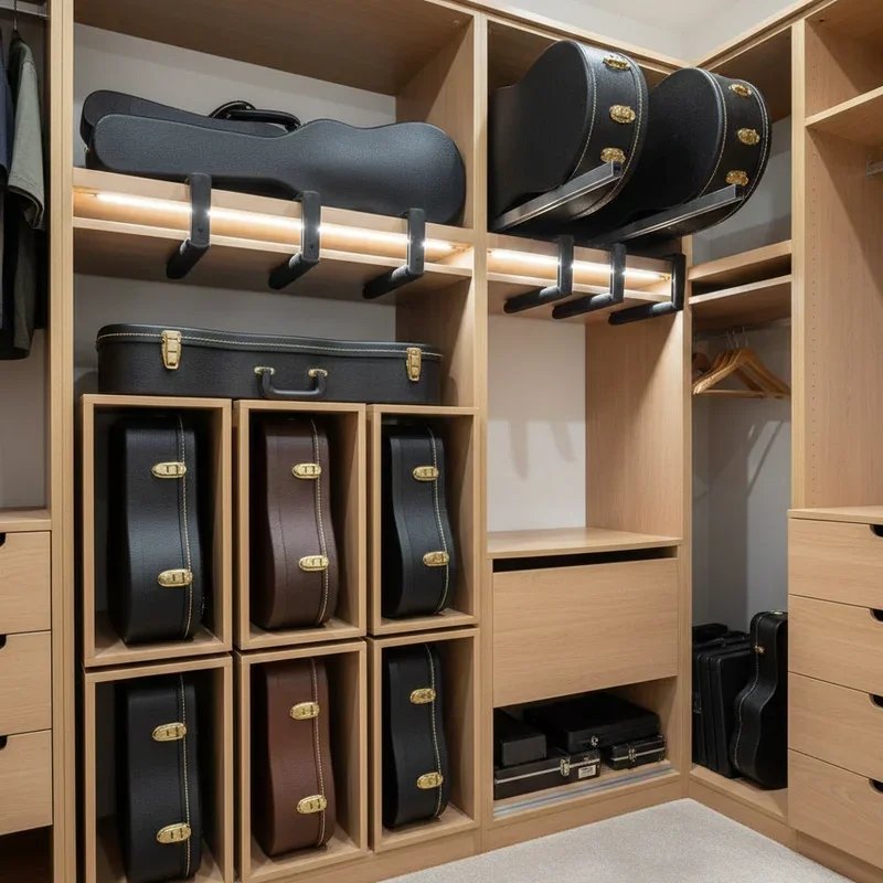 Guitar Case Storage Ideas