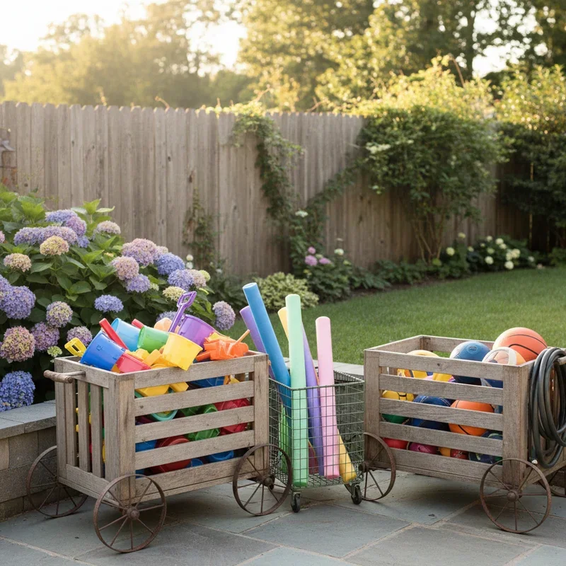 Outdoor Toy Storage Ideas