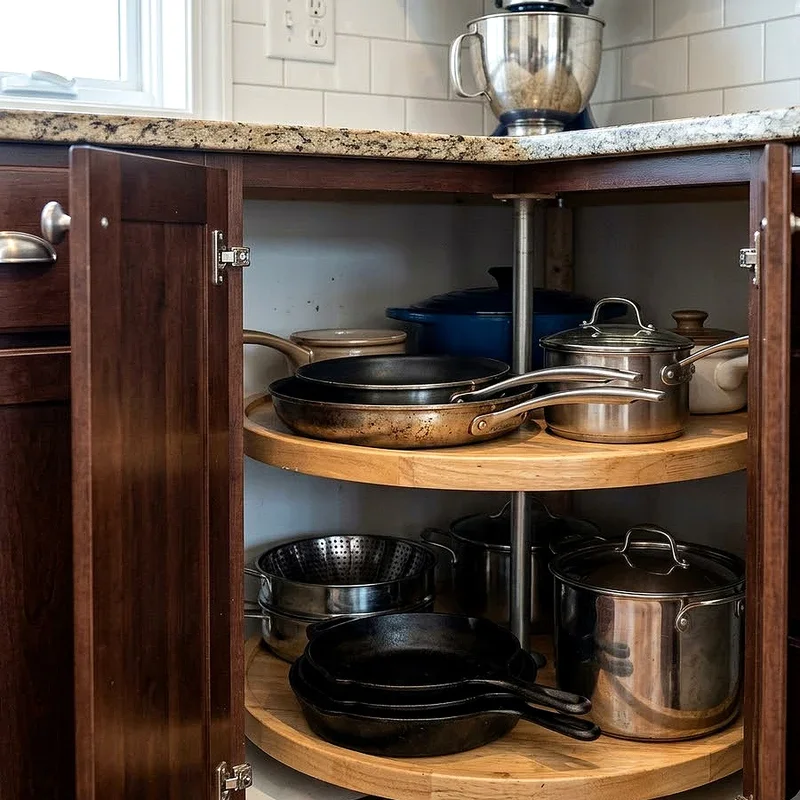 Pots and Pans Cabinet Storage Ideas