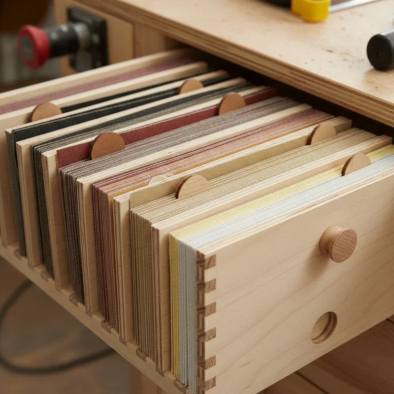 Sandpaper Storage Ideas