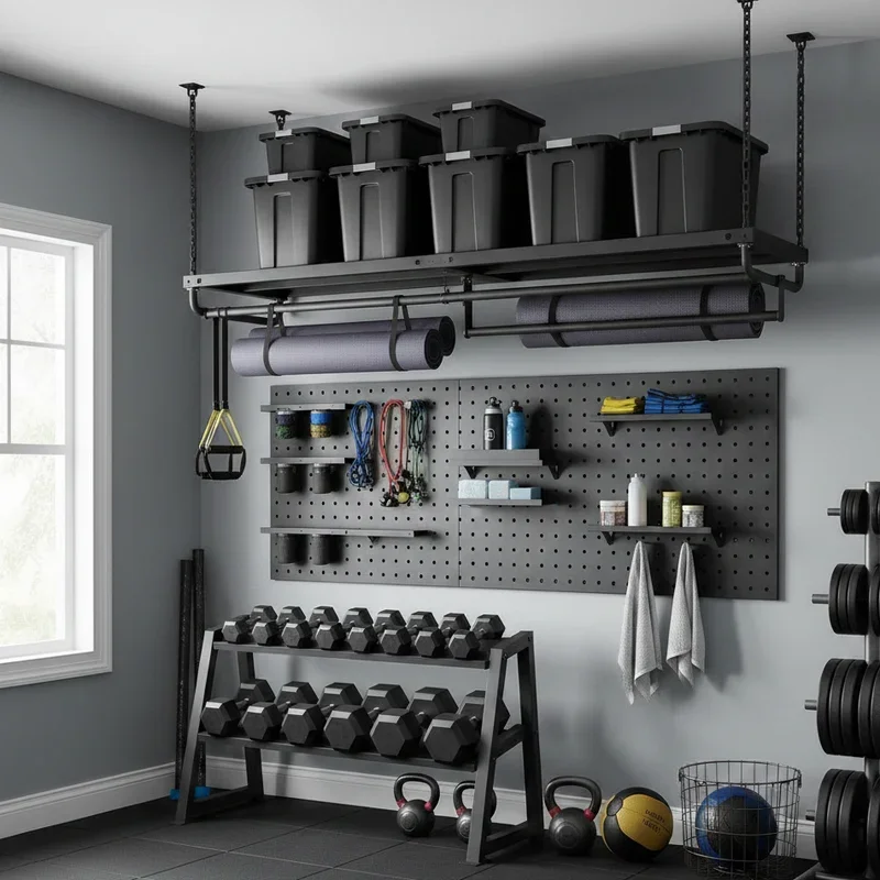 Home Gym Storage Ideas