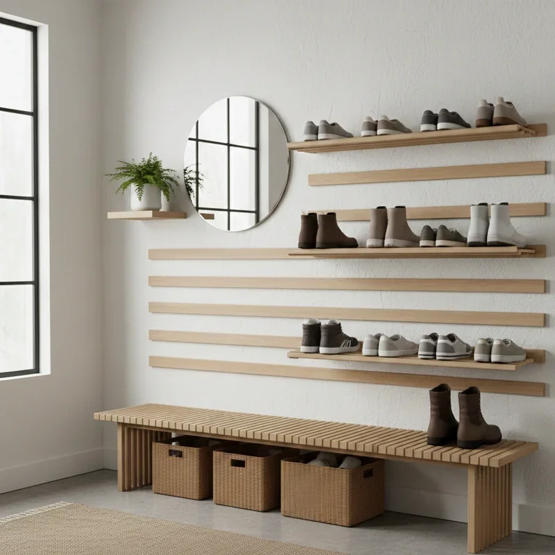 Entryway Shoe Storage Ideas