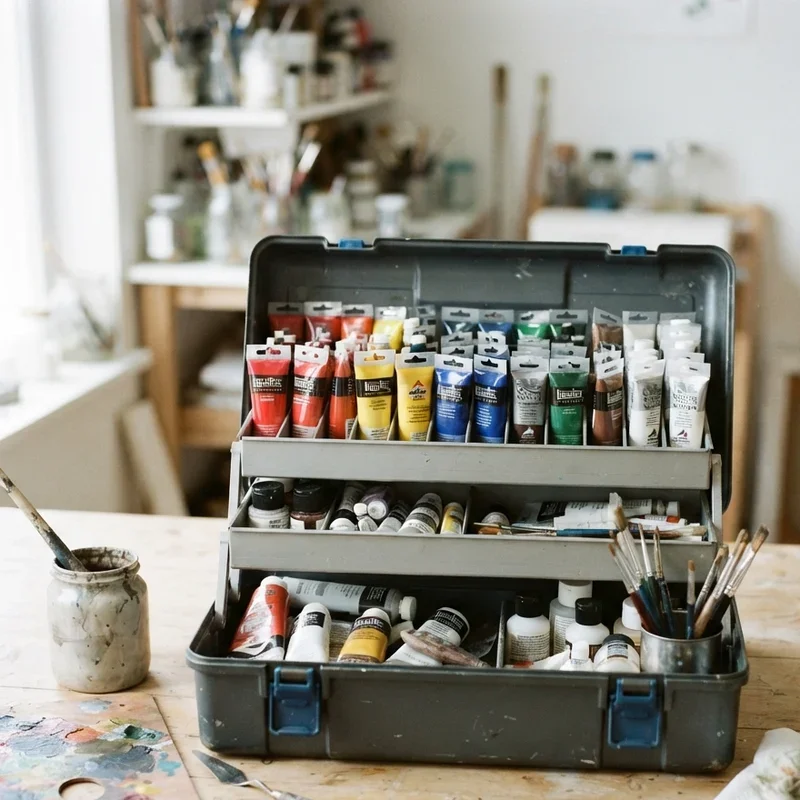 Acrylic Paint Storage Ideas