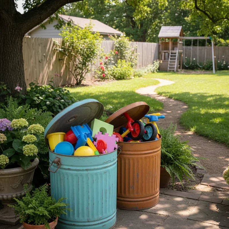 Outdoor Toy Storage Ideas