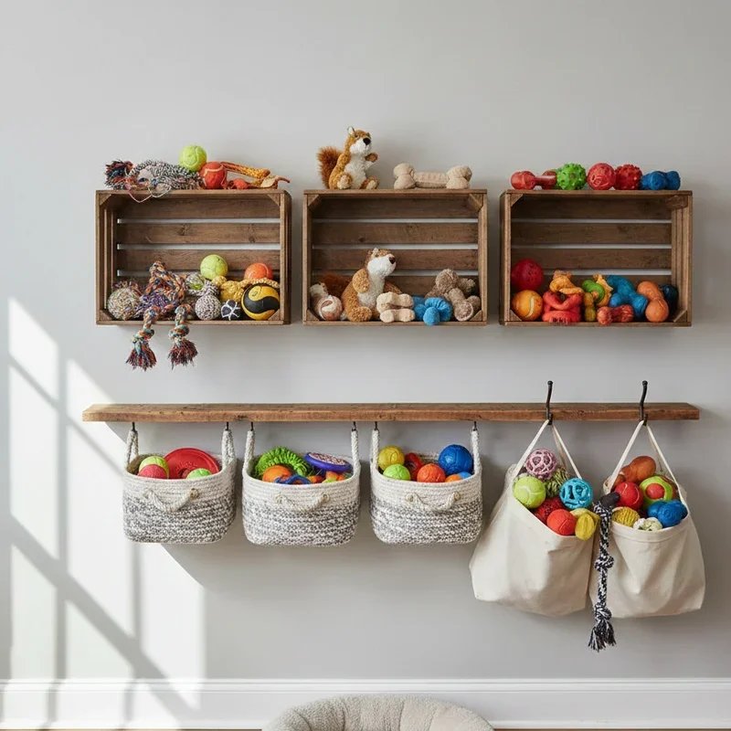 Dog Toy Storage Ideas