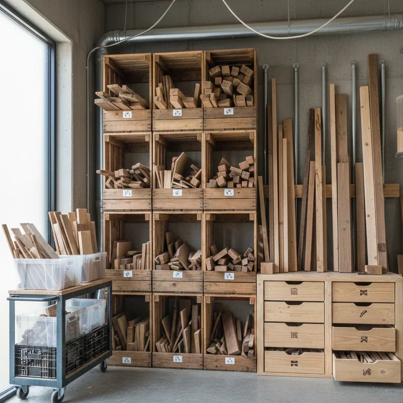 Scrap Wood Storage Ideas