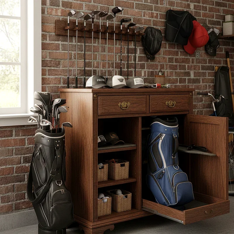 Golf Bag Storage Ideas