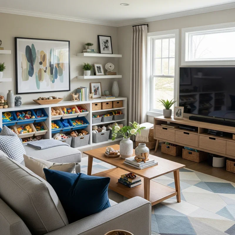 Living Room Toy Storage Ideas