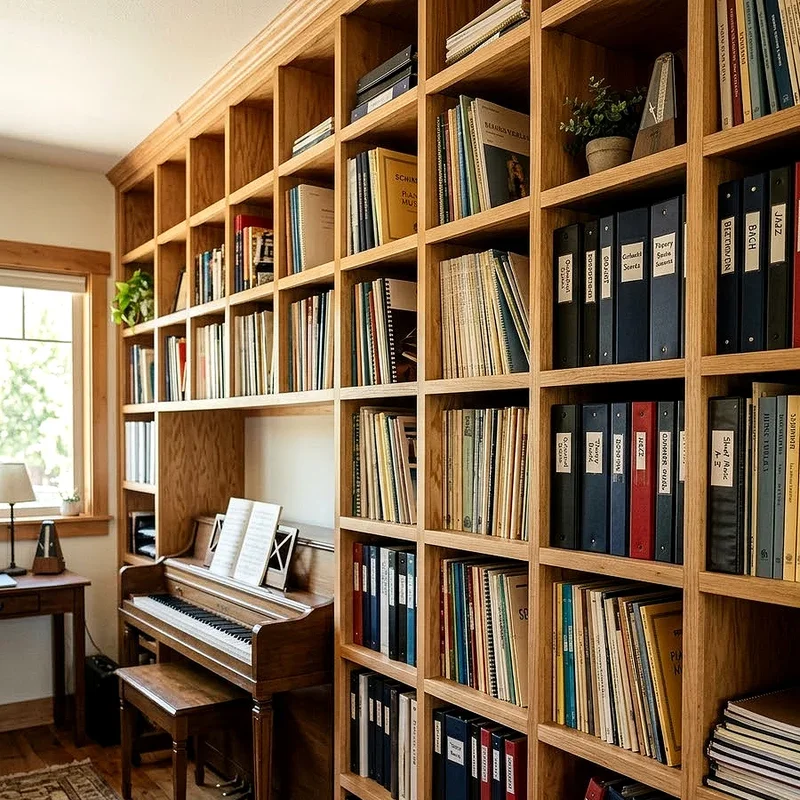 Sheet Music Storage Ideas