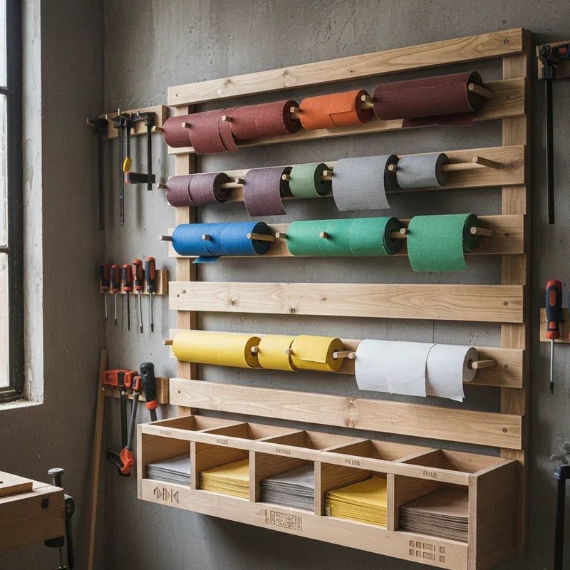 Sandpaper Storage Ideas
