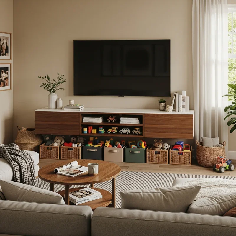 Living Room Toy Storage Ideas