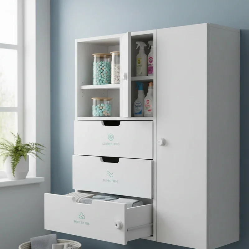 Laundry Detergent Storage Ideas