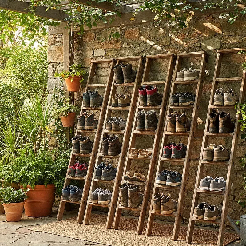 Outdoor Shoe Storage Ideas
