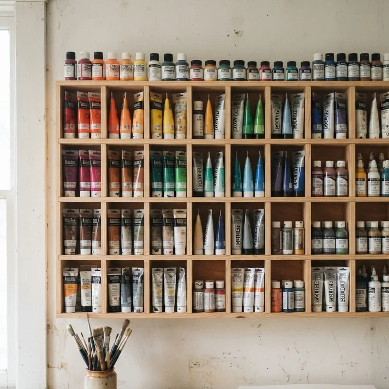 15 Acrylic Paint Storage Ideas for Organized Art Supplies