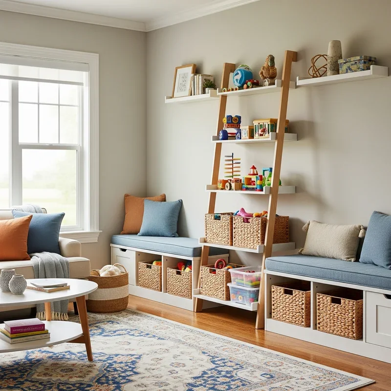 Living Room Toy Storage Ideas