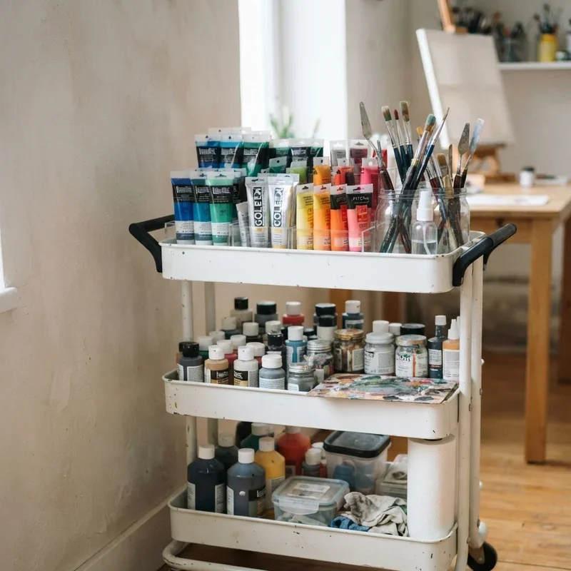 Acrylic Paint Storage Ideas