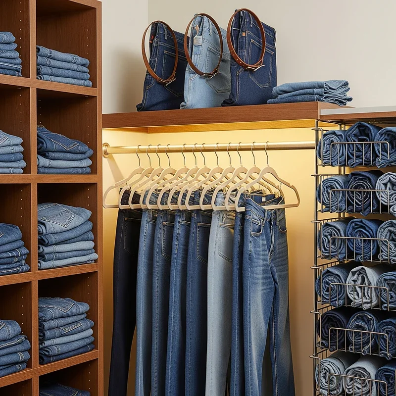 15 Jeans Storage Ideas for Small Closets and Bedrooms