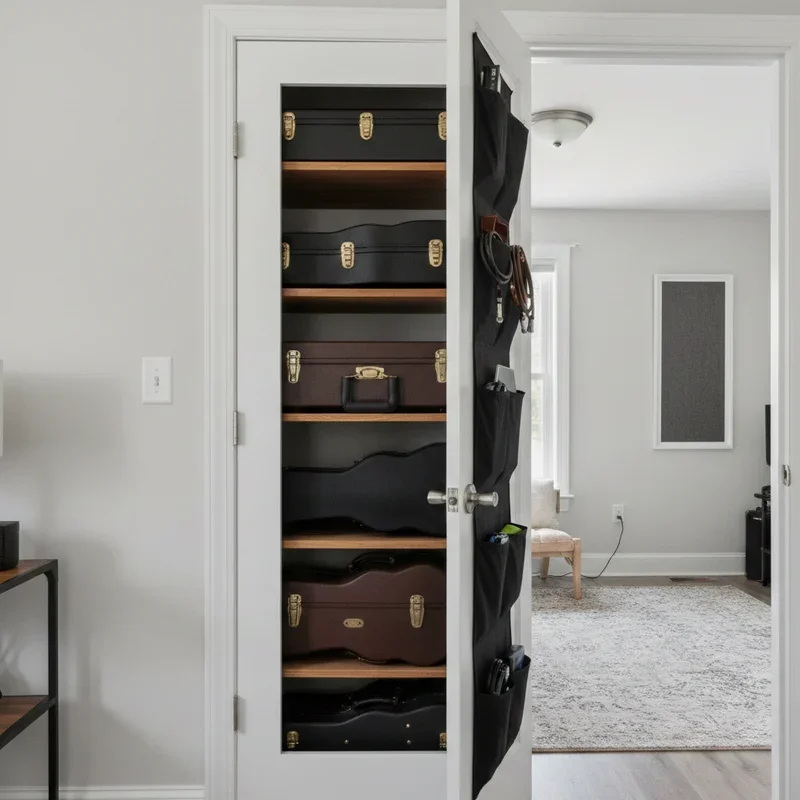 Guitar Case Storage Ideas