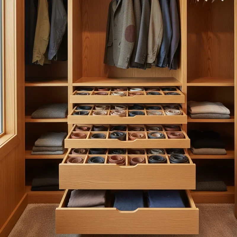Belt Storage Ideas