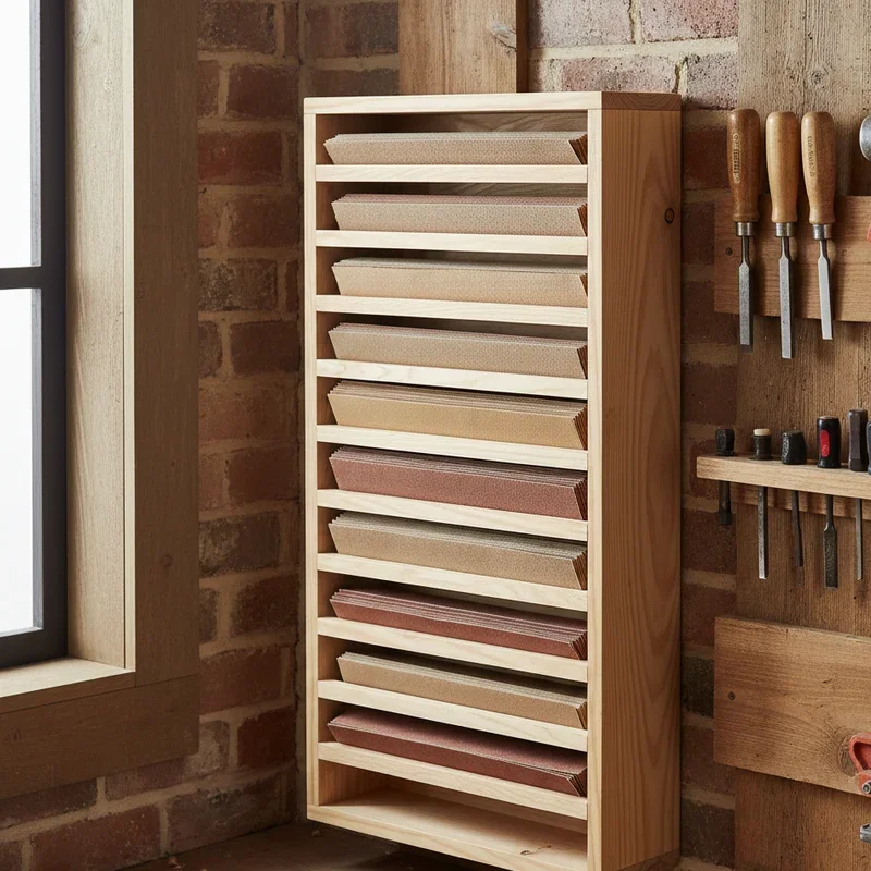 Sandpaper Storage Ideas