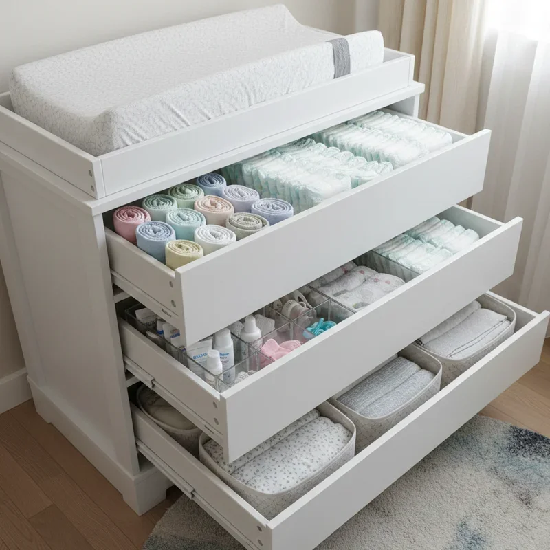 Diaper Storage Ideas