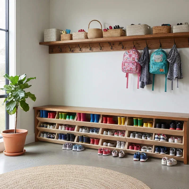 Entryway Shoe Storage Ideas