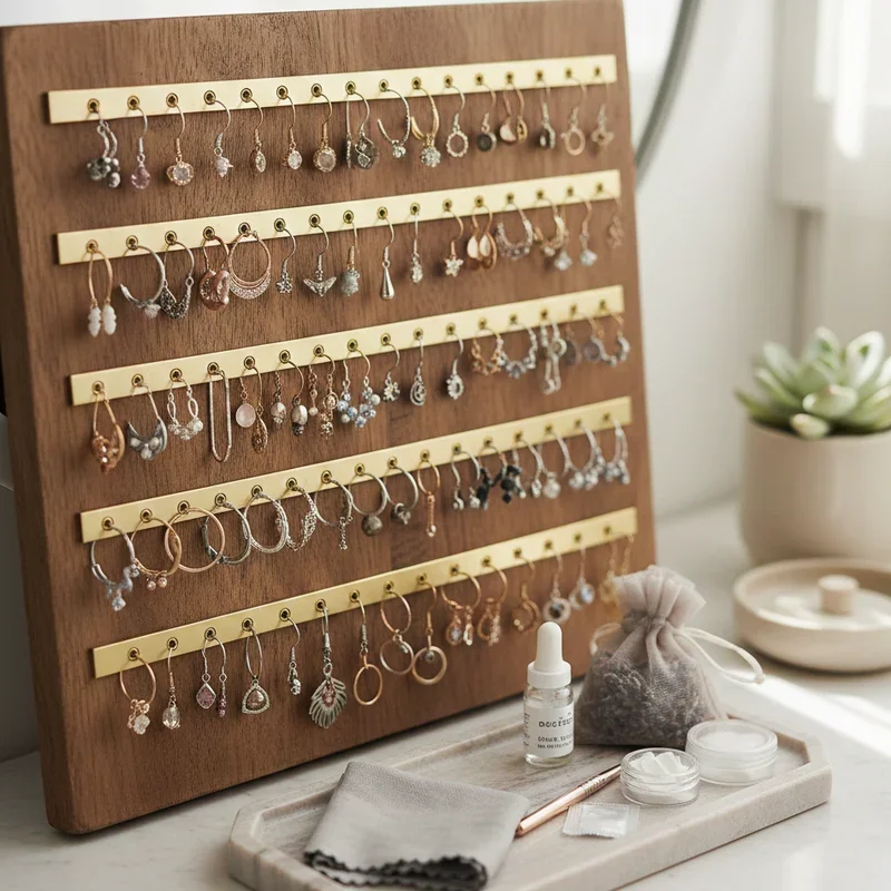 Earring Storage Ideas