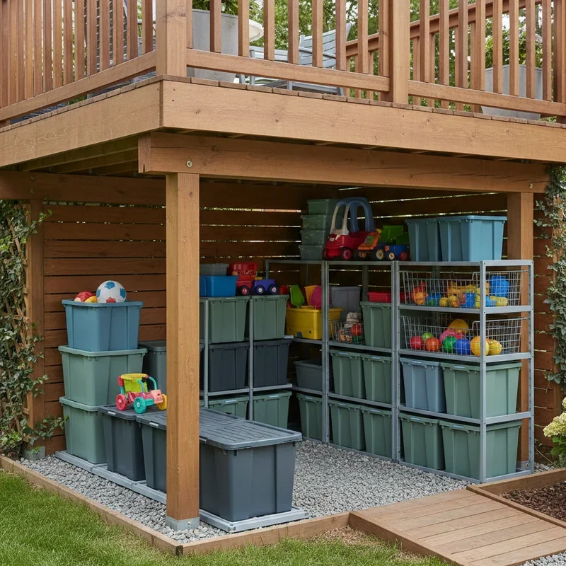 Outdoor Toy Storage Ideas