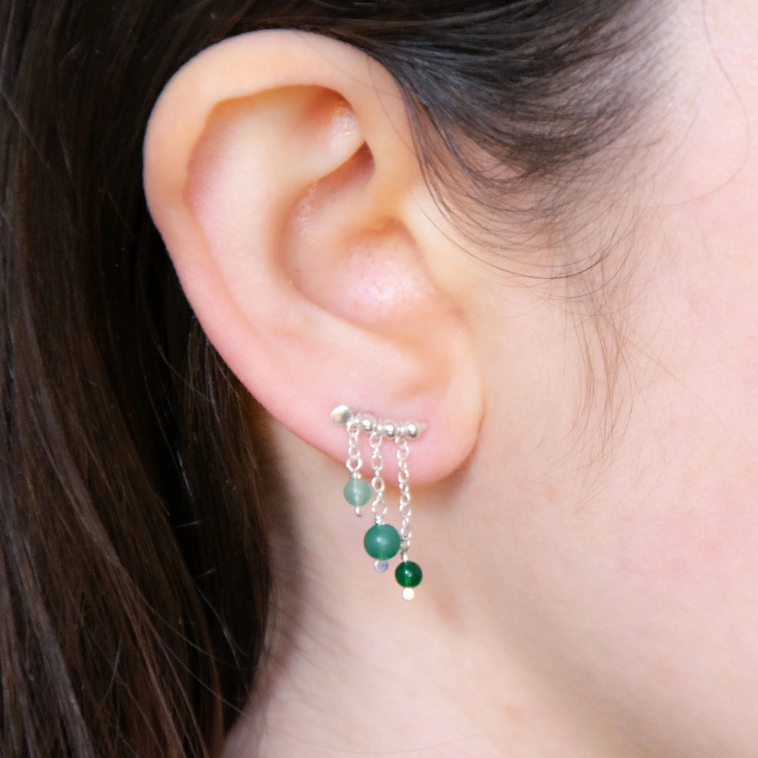 Boucles d'oreilles montantes - Printemps
