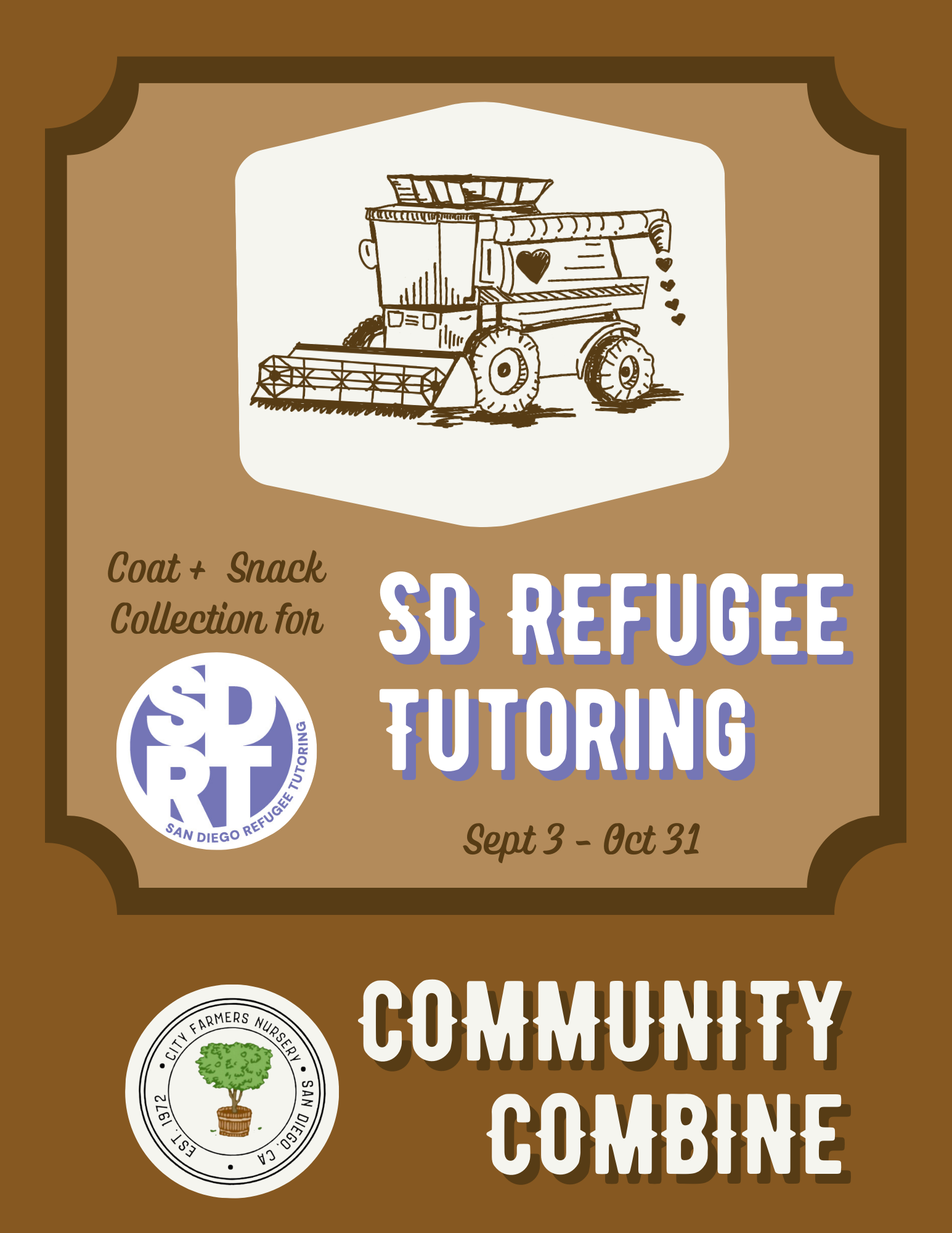 Sept-Oct Combine Collection - San Diego Refugee Tutoring