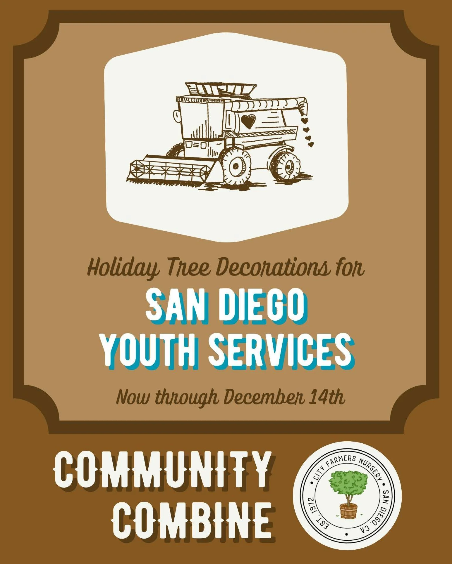 🎁 4️⃣ weeks to go as we collect holiday tree decorations (new or used-but-usable) to help fill over 40 group homes for local youth via @sdyouthservices ! 🌲💚

✨ What we need: ornaments, lights, garlands, and small d&eacute;cor

Here's the MAGICAL p