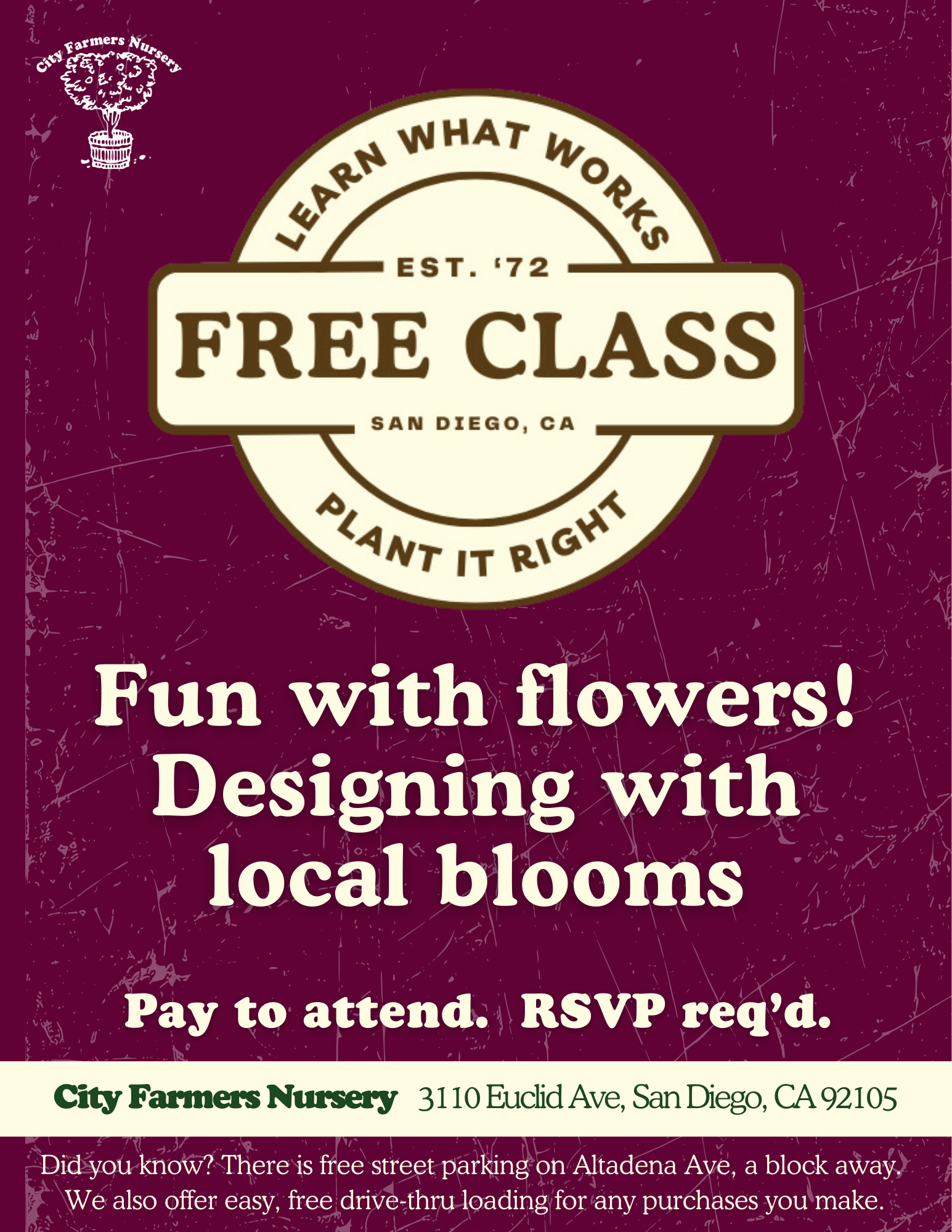 Fun with flowers ! Designing with local blooms 💐