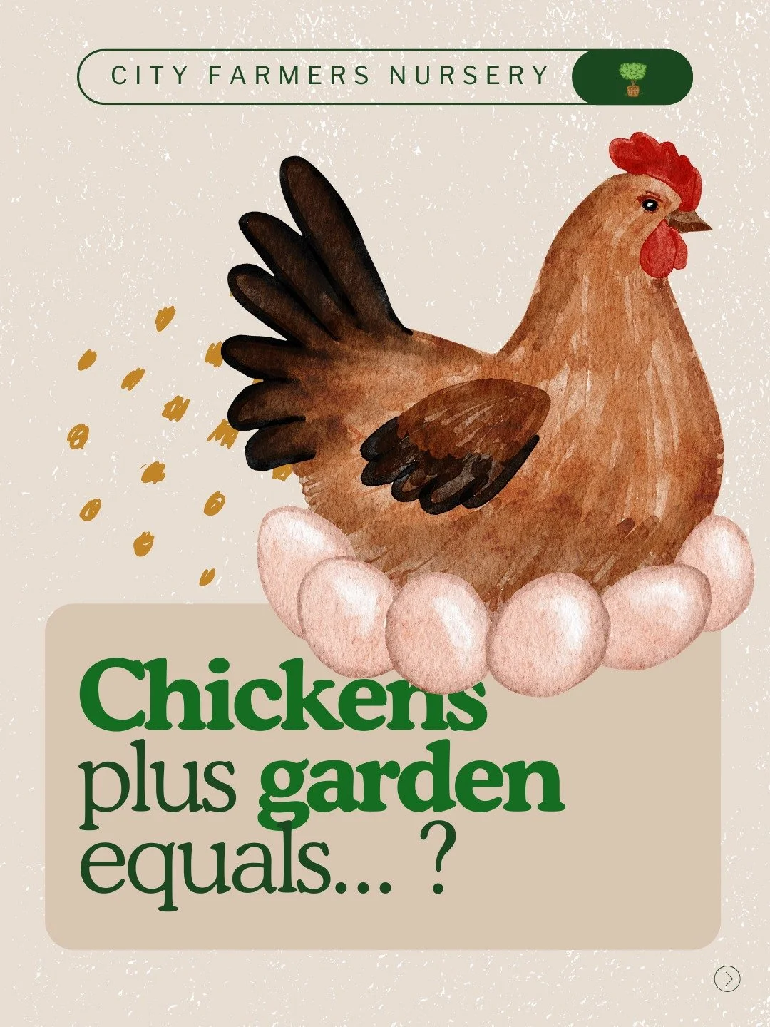 Got chickens AND a garden? You're sitting on the best composting setup you didn't know you had. 🐔

Here's why they work together so well:

Chicken waste = dry carbon that balances moisture from garden scraps
Garden trimmings = the green material you