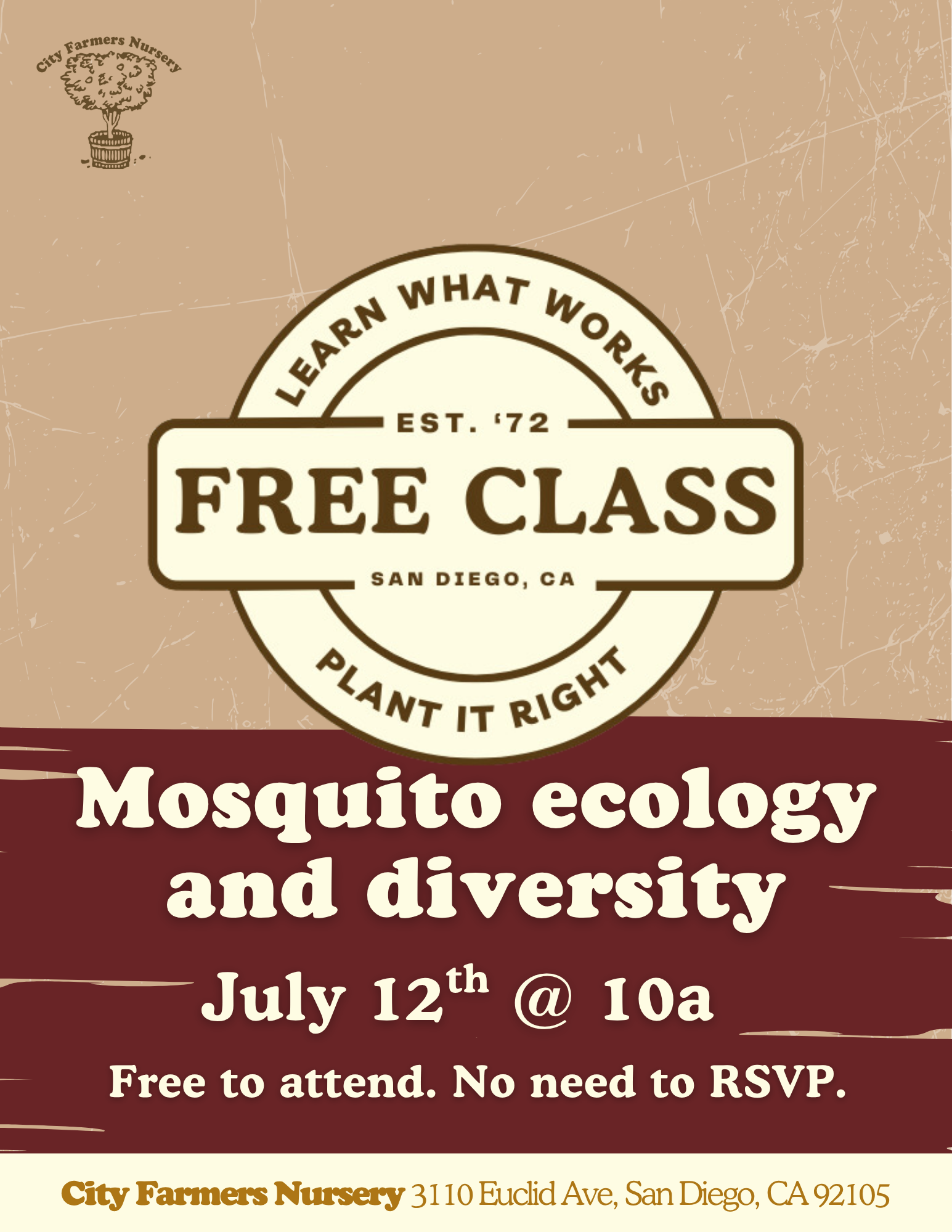 Mosquito ecology and diversity