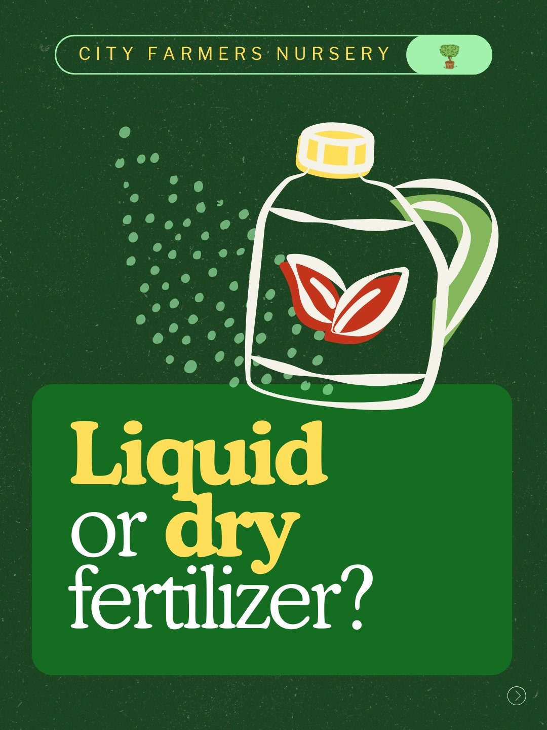 Are you spending more on fertilizer than you need to? 🌱

The difference between liquid and dry fertilizer is simpler than you think, and it could save you real money.

Here is the quick breakdown:

Liquid fertilizers work fast but cost more and need