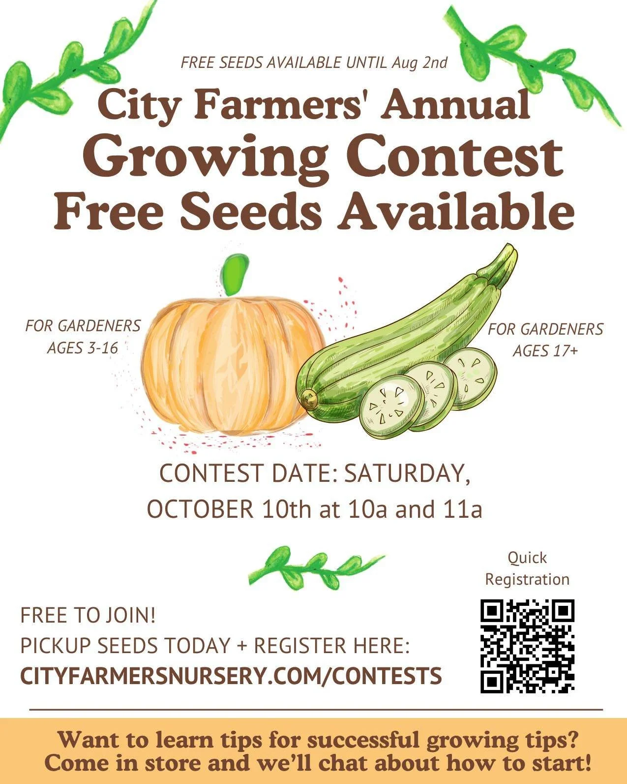 🤝 One of our favorite parts of contest season is watching this community swap notes.

The grower who figured out the watering schedule that actually works in San Diego summer heat. The parent who found a way to get their 5-year-old genuinely investe