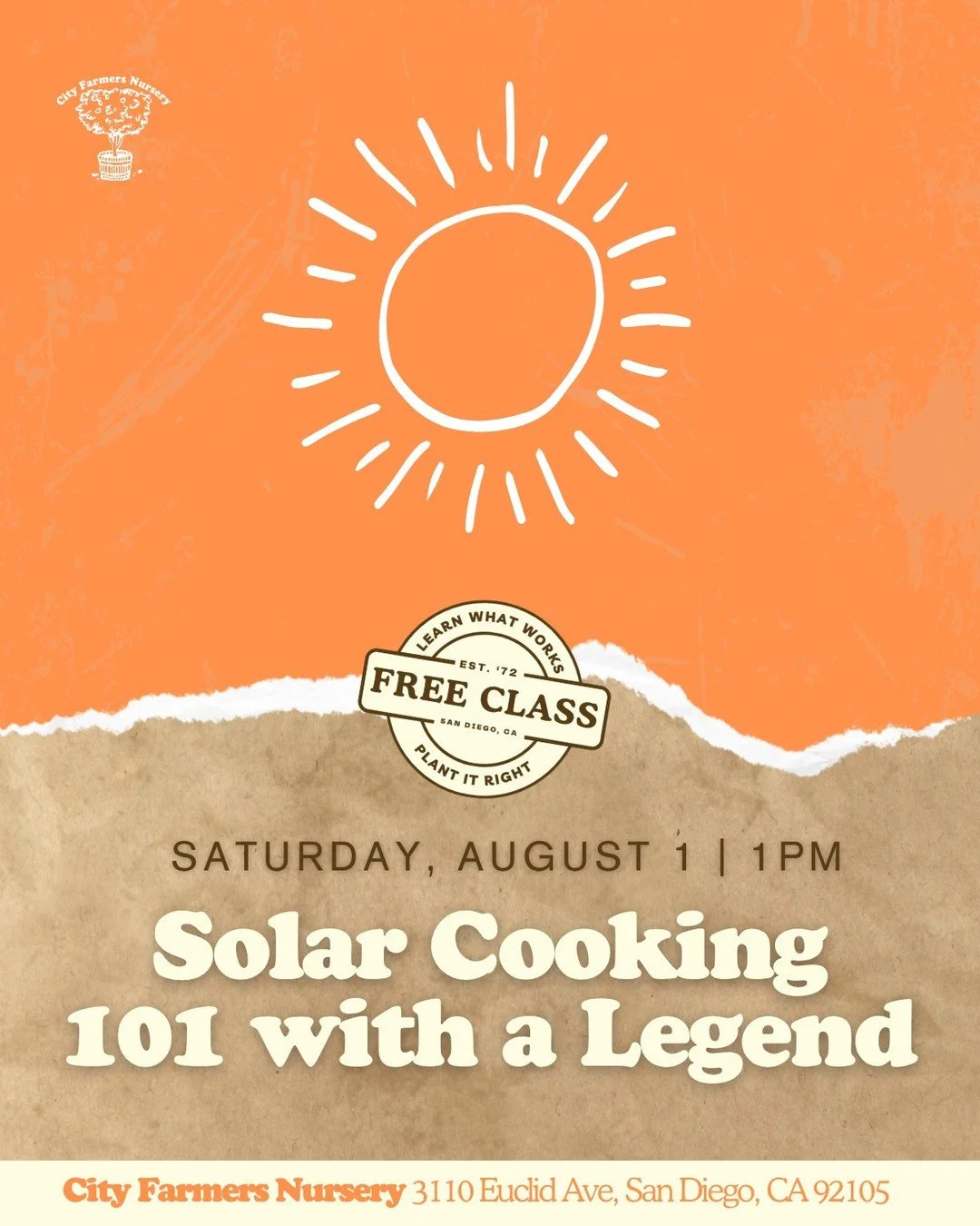 What if you could cook a full meal using nothing but the San Diego sun? 🌞

Solar cooking is one of those things that sounds like a novelty until you actually see it in action. And we have got a legend coming in to show you exactly how it is done.

J