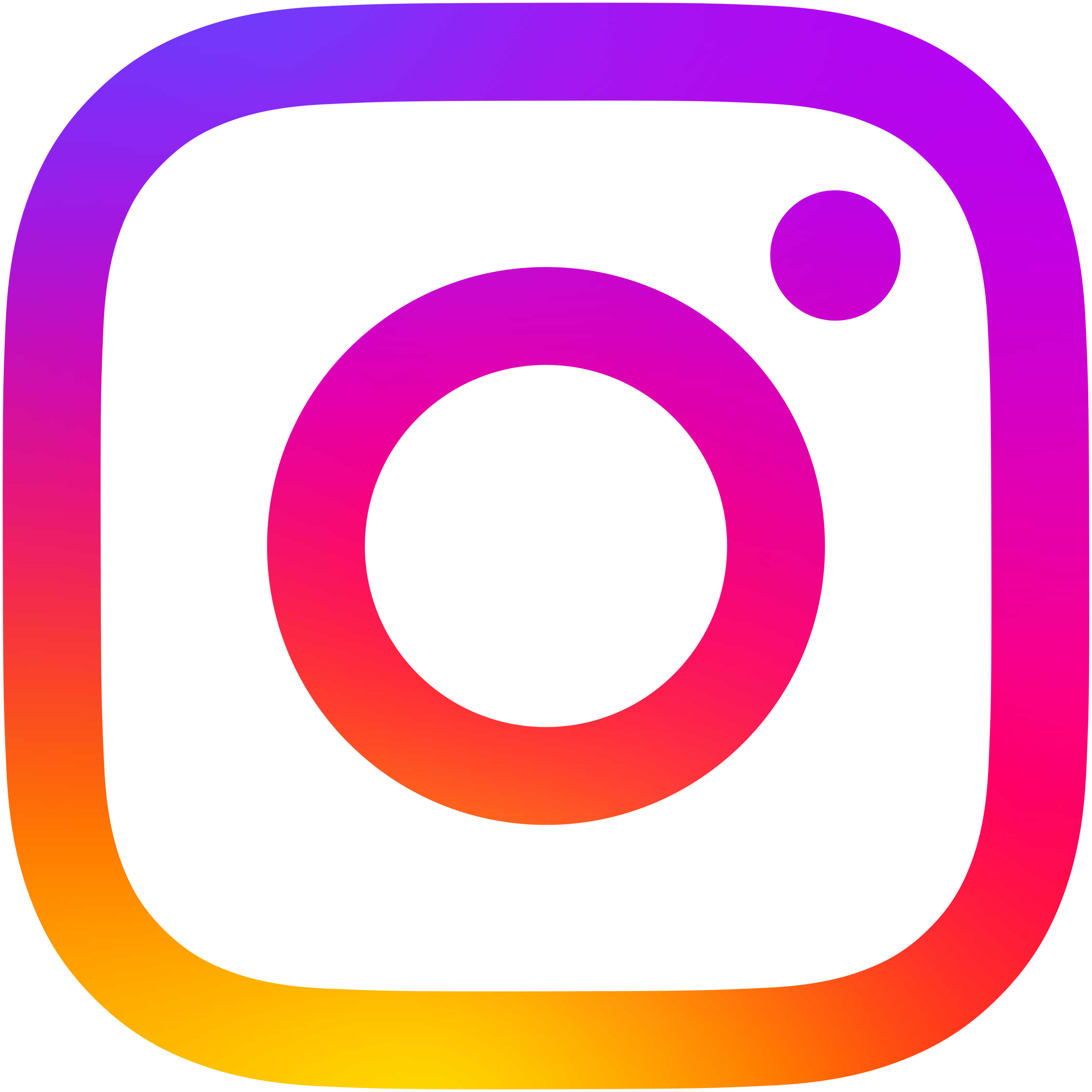 Instagram logo with gradient color scheme