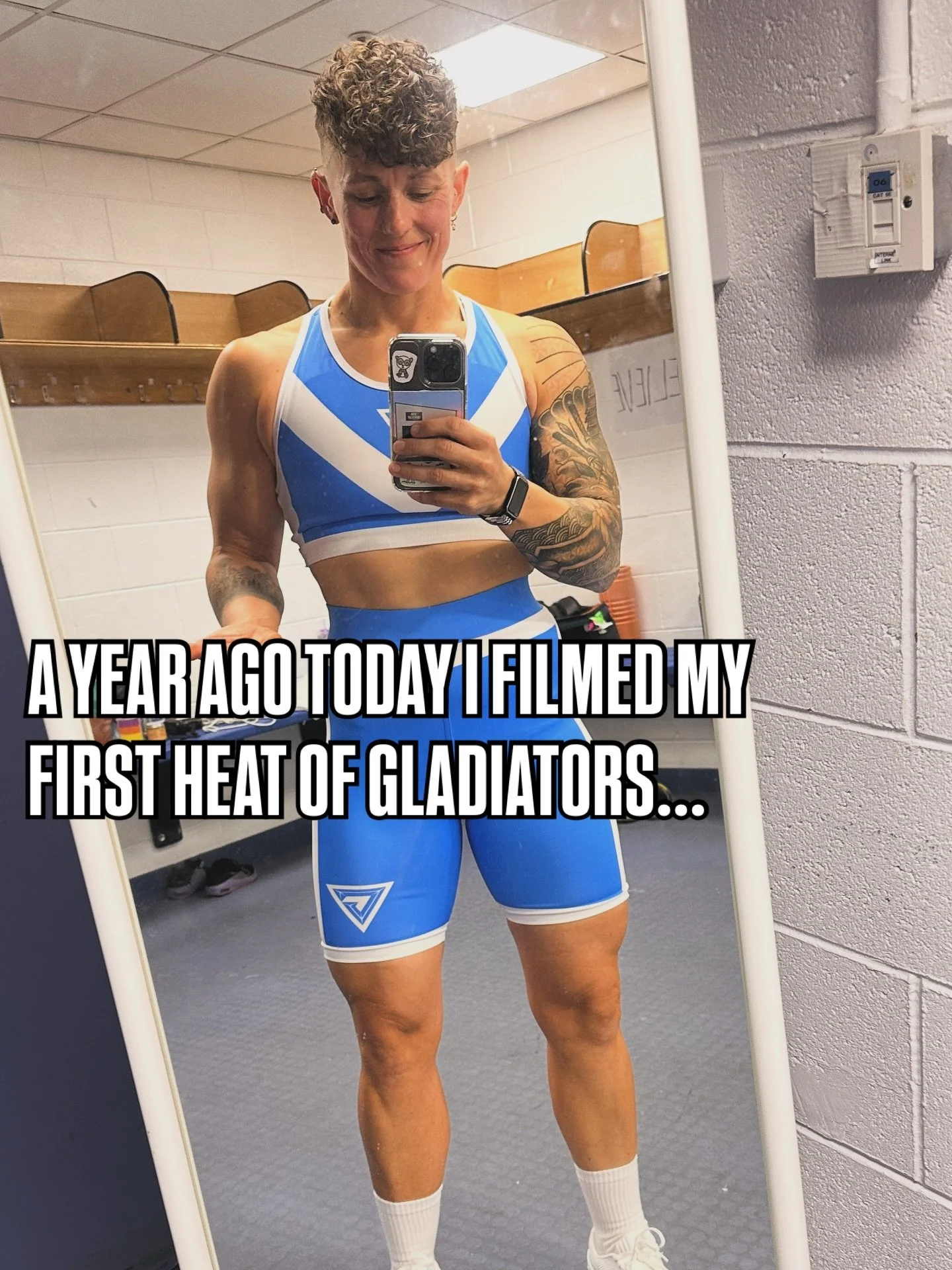 Cannot believe it was a year ago since I took 160 of my friends and family to Sheffield to start my @bbcgladiators journey&hellip; Absolutely wild how time flies! 

#gladiators #bbcgladiators #sheffield