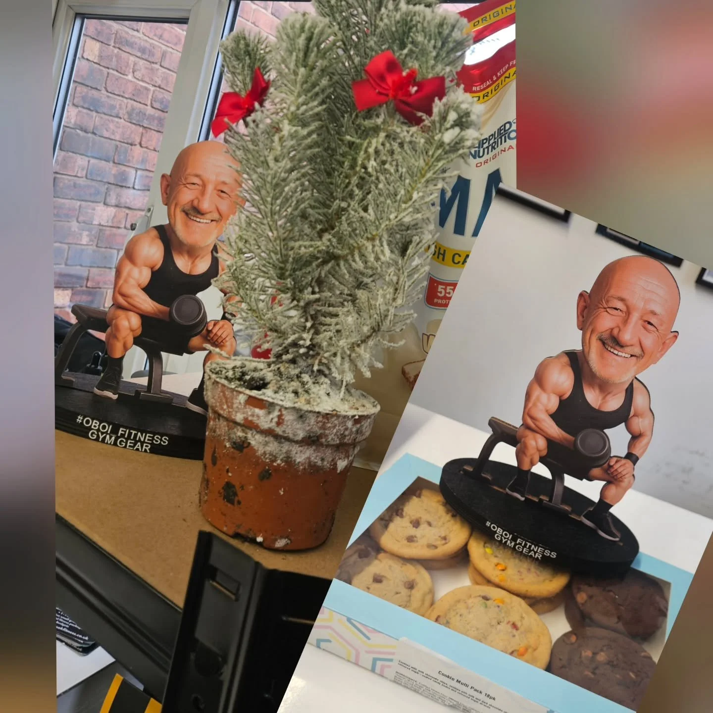 #proteinshack_ #oldbutonitcoaching #oldbutonit_pt when your friends/clients bring gifts 👍🏻👍🏻👍🏻🙏😉@luciecookfitness @jasoncookfitness Thankyou guys means a lot 🙏🙏👊❤️