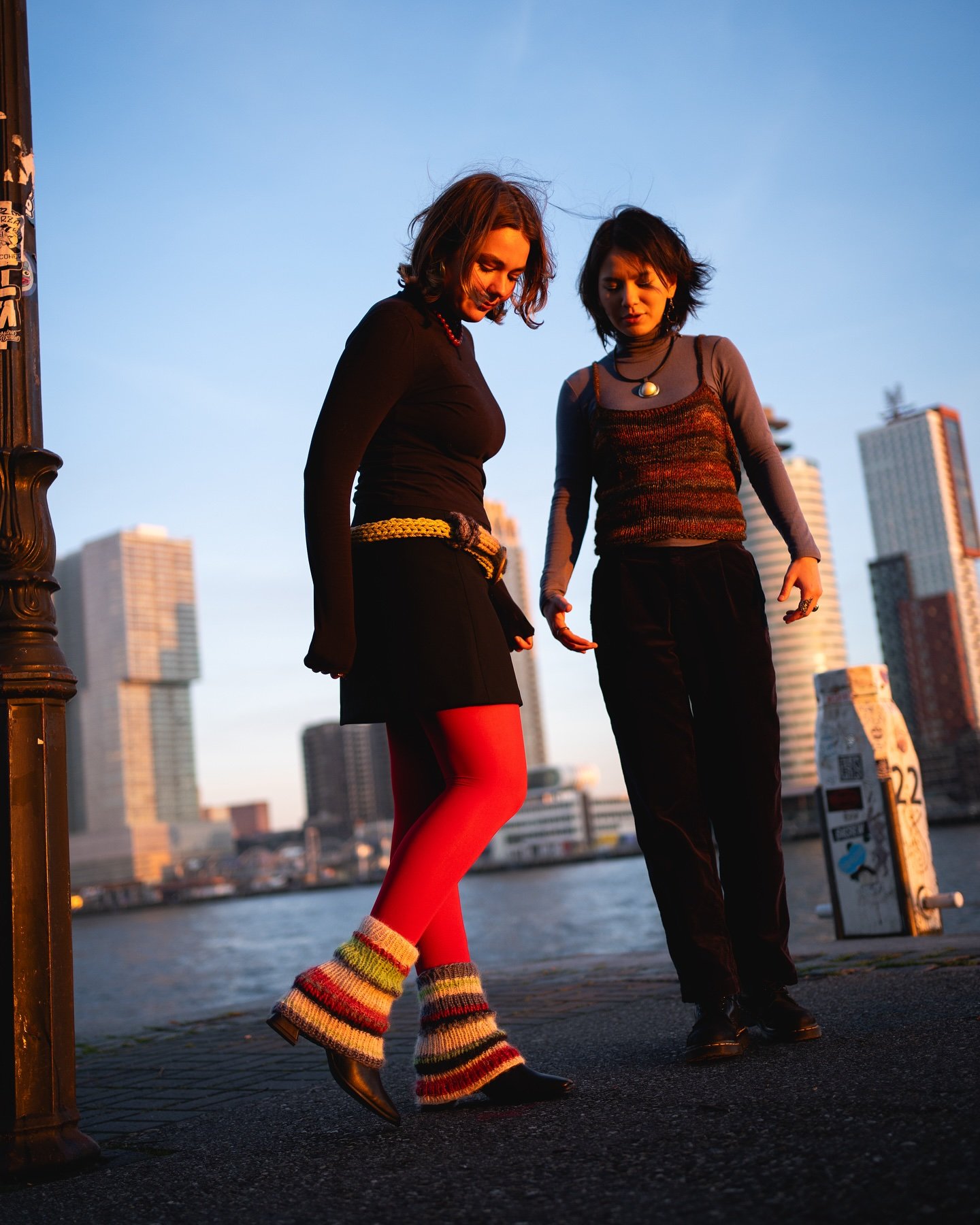 Scrappy Leg Warmers and Chunky Belt still available 🤎

Models: @amina_wellner123 @jadedons 
Photography: @gaylevdburgh