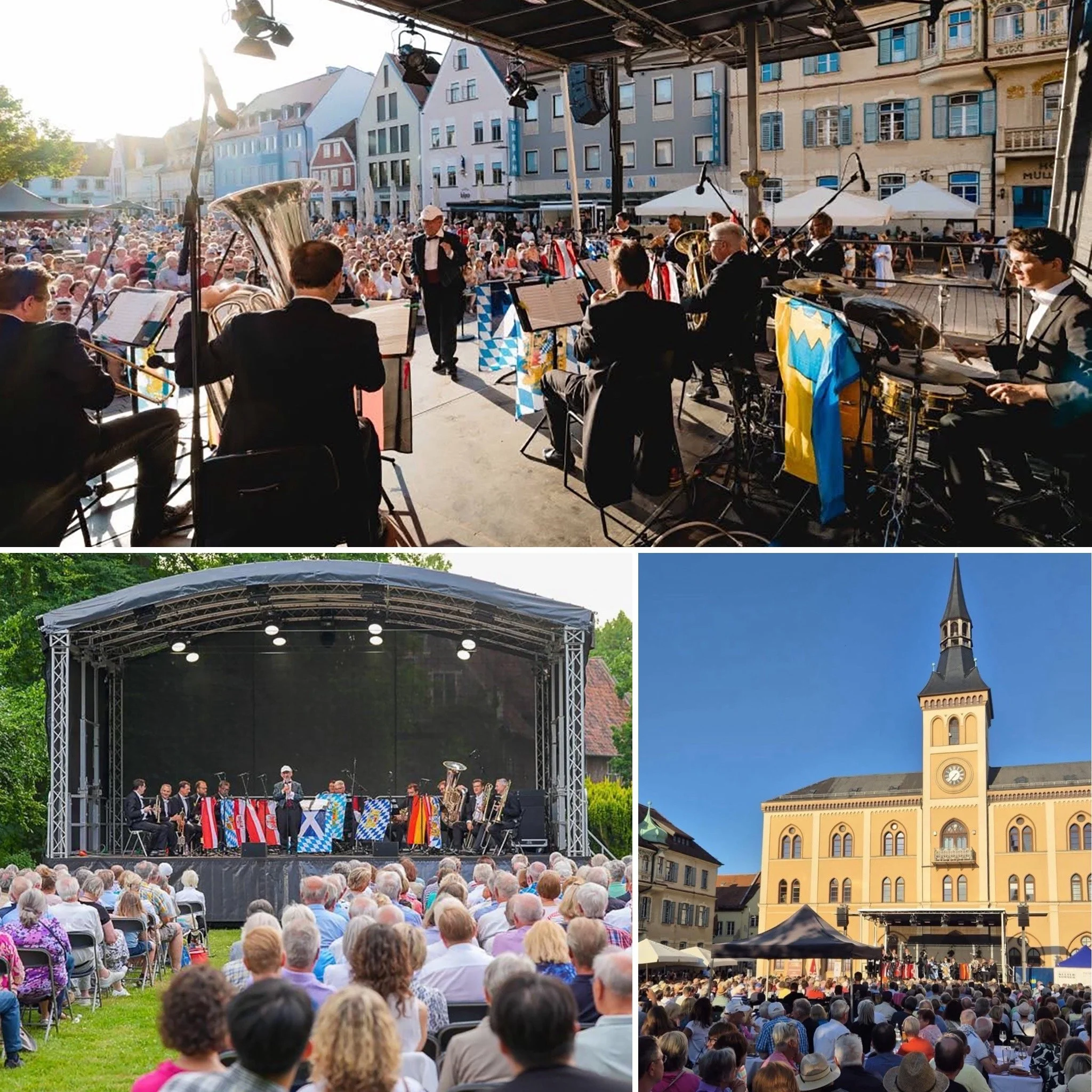 Sommerzeit ist Open-Air-Zeit! ☀️ Unsere Konzerte letztes Wochenende in Pfaffenhofen und Hamm haben in sommerlicher Atmosph&auml;re gro&szlig;en Anklang gefunden! 
Ende Juli spielen wir noch ein weiteres Open-Air Konzert, n&auml;mlich im Brunnenhof de