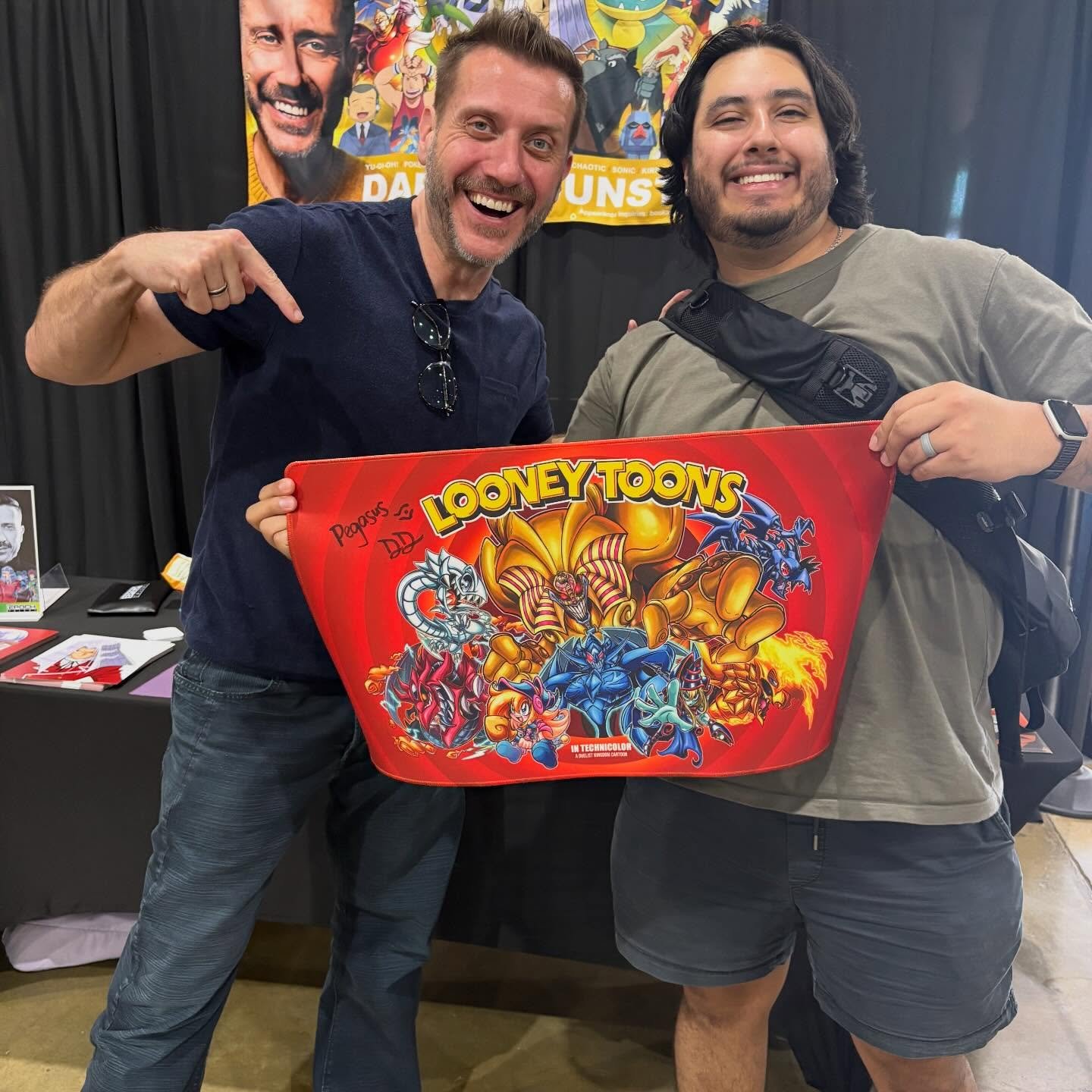 TOON-tastic!! Thanks, Fonz! @powproductionsnc @epochtalent #toonworld #pegasus #yugioh
