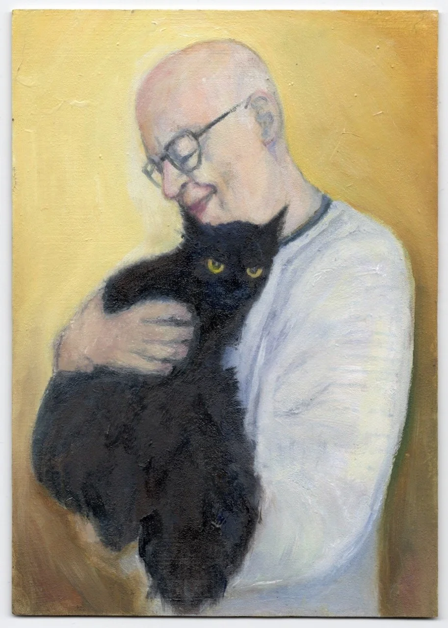 Vaterglück - my dad and his cat