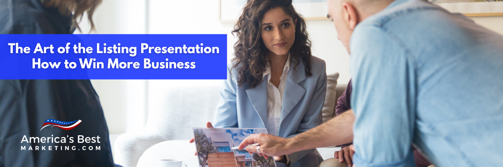 Data Driven Listing Presentation Market Analysis Pricing Plan