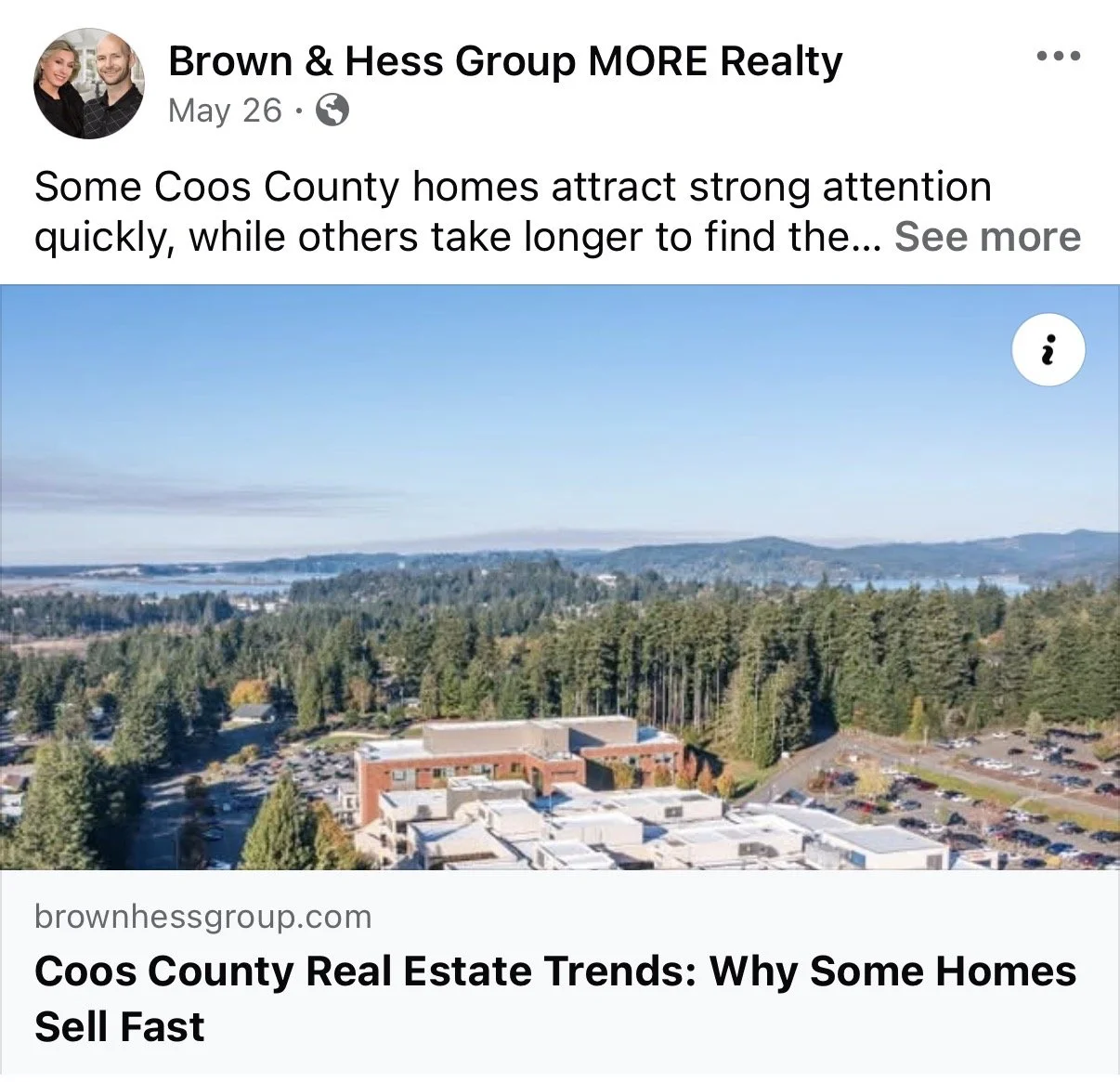 Blog Screenshot on Social Media - Real Estate Trends