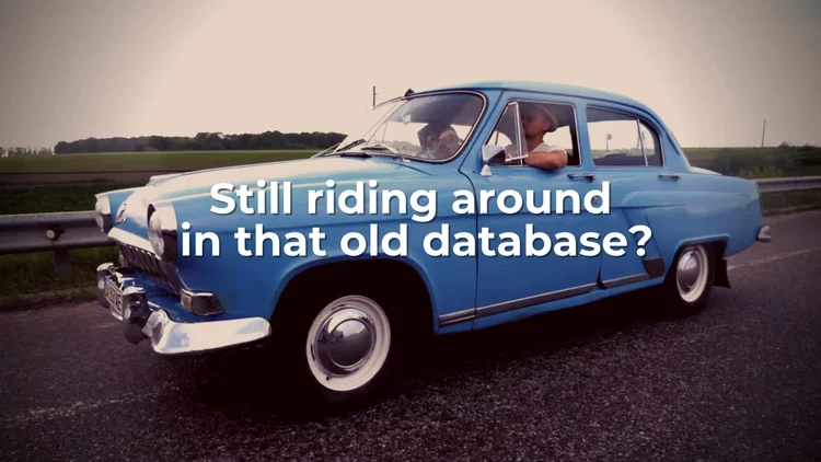 Still riding around in that old database video thumbnail