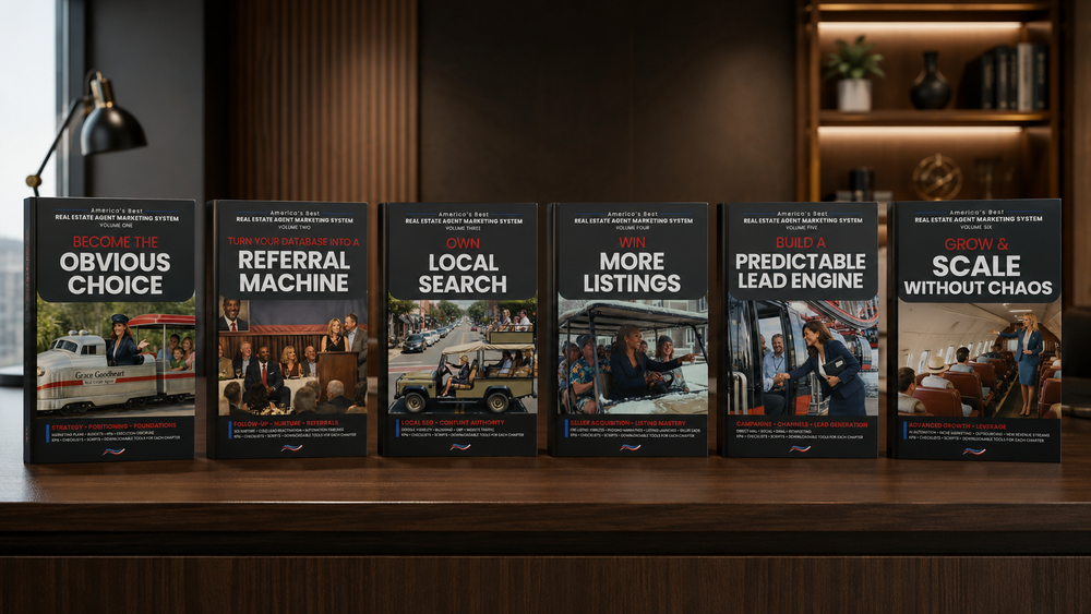 America’s Best Real Estate Agent Marketing System six-volume book series